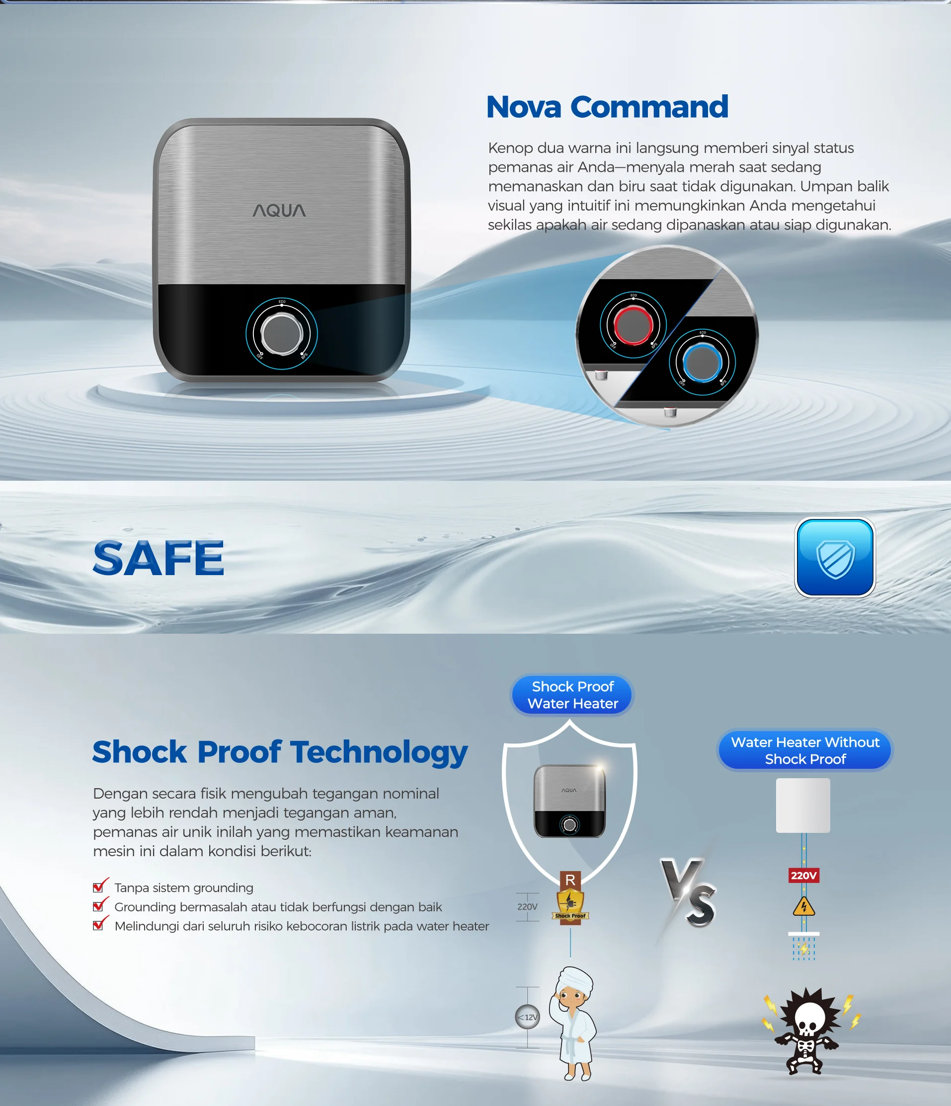 Water heater AES15V-SIM1